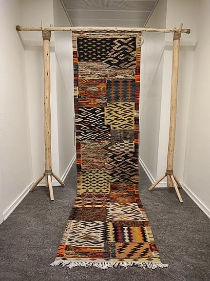 Unik hantverk äkta Berber ekologisk ull matta