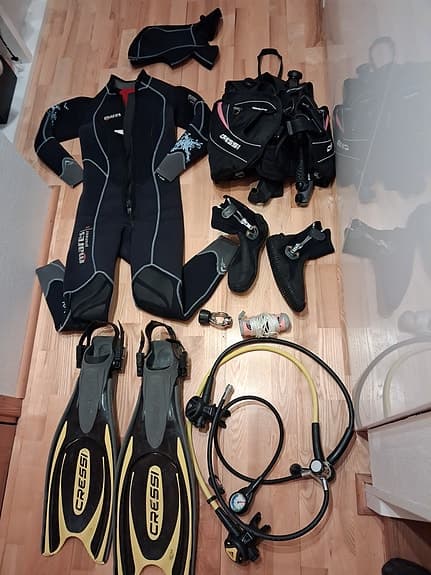 Komplett  dykutrustning Dam