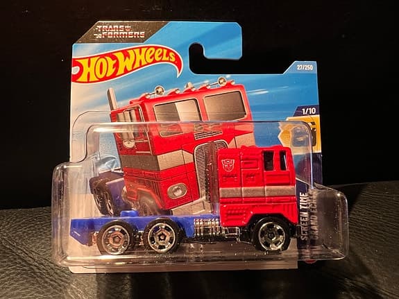 Transformers Optimus Prime Hot Wheels