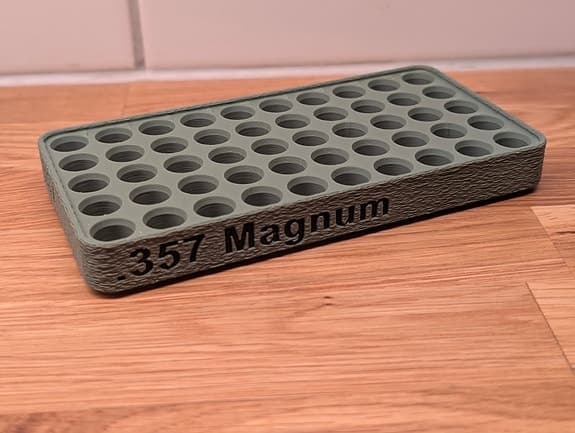 .357 Magnum - laddbricka