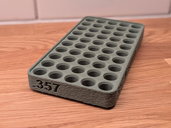 .357 Magnum - laddbricka