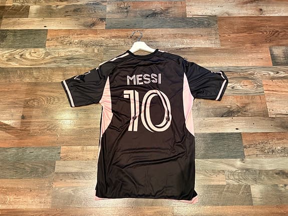 Adidas Inter Miami CF fotbollströja Messi 10 brun rosa