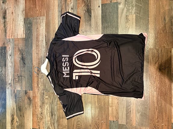 Adidas Inter Miami CF fotbollströja Messi 10 brun rosa