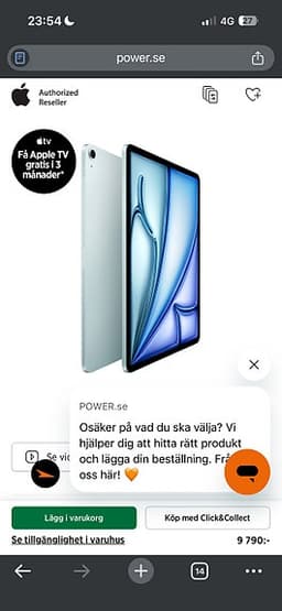 Apple iPad Air 13" 128 GB Wifi Starlight 2025