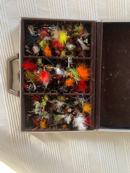 Loop Q flugspö med flugask och flugor