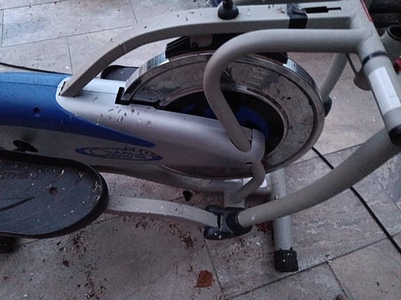 Crescent crosstrainer grå blå