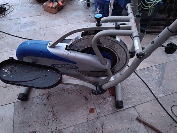 Crescent crosstrainer grå blå