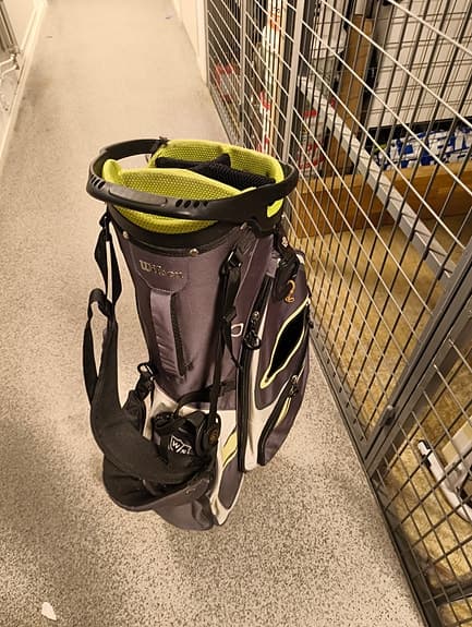 Wilson Staff Golfbag standbag grå och grön