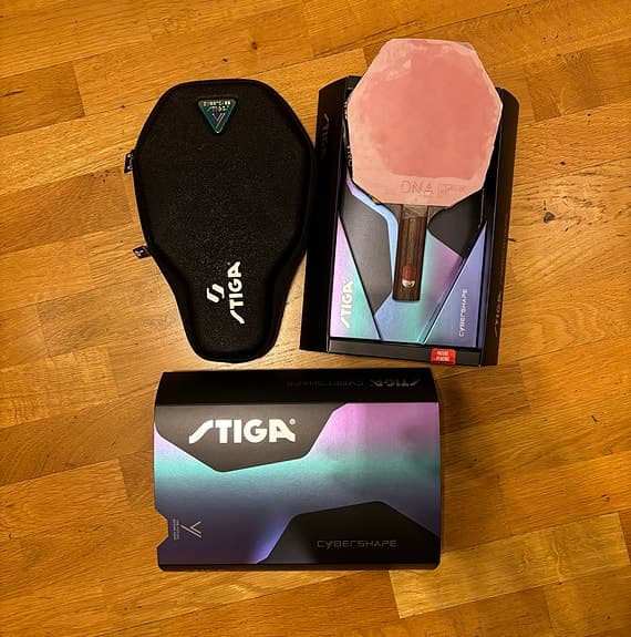 *helt ny* STIGA Destiny Carbon Cybershape med DNA Hybrid M