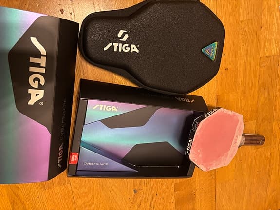 ⭐️helt ny⭐️ STIGA Destiny Carbon Cybershape med DNA Hybrid M