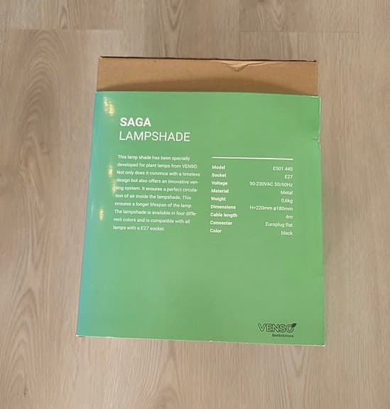 Saga lampa för växter