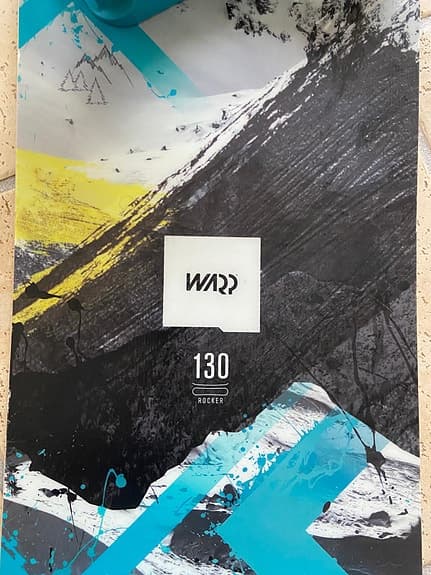 Warp snowboard 130 cm med bindningar