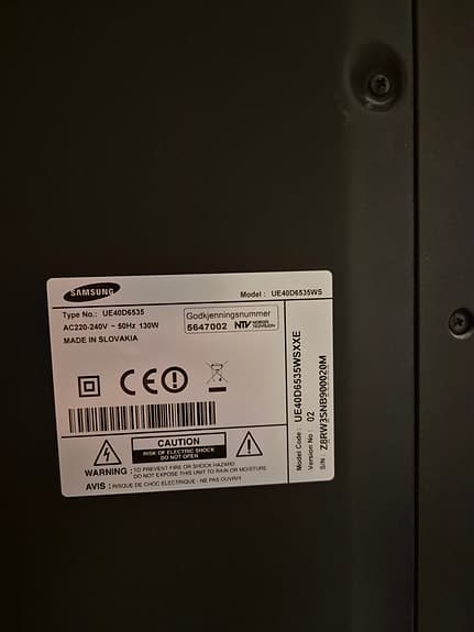 Samsung UE40D6535