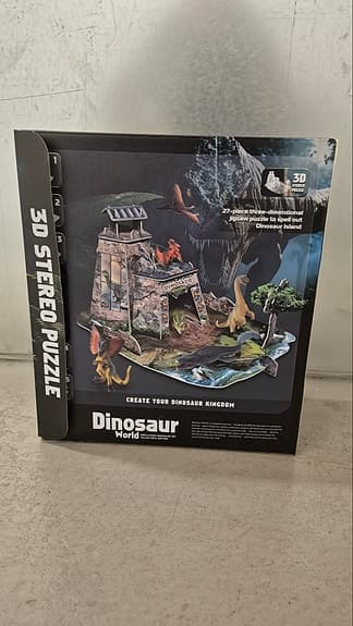 Dinosaur World 3D Stereo Puzzle