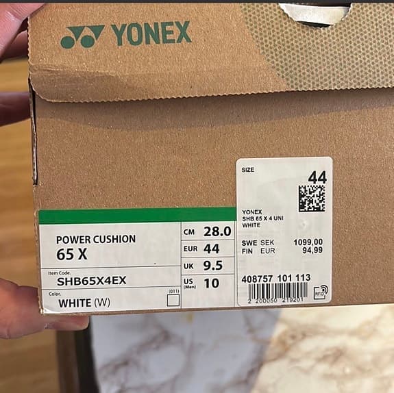 Yonex Power Cushion 65X badmintonsskor 44 vit