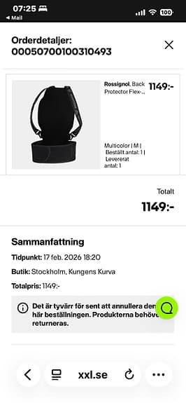 Rossignol ryggskydd multicolor M