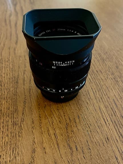 Fujifilm Fujinon XF 23mm f/1.4 R objektiv svart