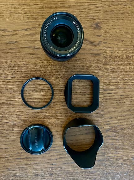 Fujifilm Fujinon XF 23mm f/1.4 R objektiv svart