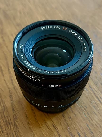 Fujifilm Fujinon XF 23mm f/1.4 R objektiv svart