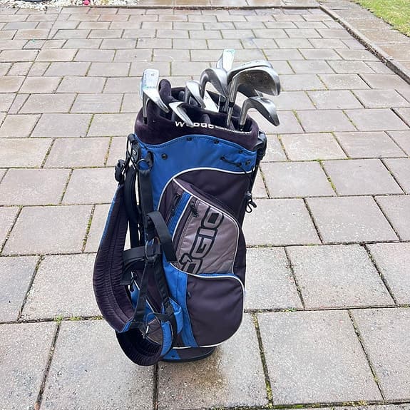 Golfset med golfbag