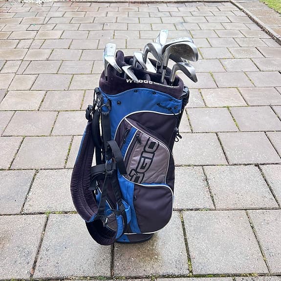 Golfset med golfbag