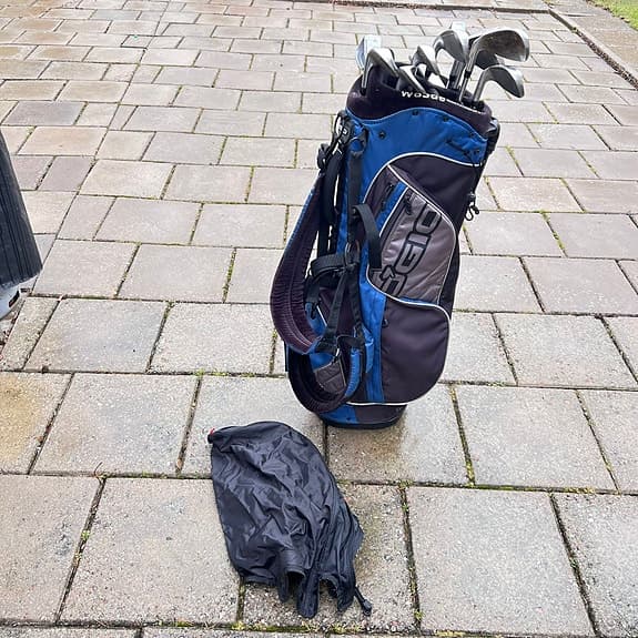 Golfset med golfbag