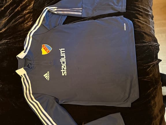 Adidas DIF fotbollströja och vind/regnjacka jacka herr blå