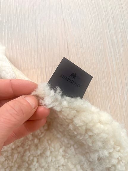 Shepherd stolsdyna 36 cm - Creme