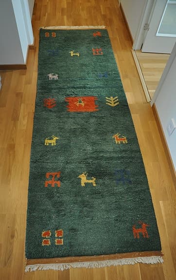 Hallmatta mörkgrön