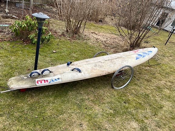 F2 vindsurfingbräda med hjulvagn