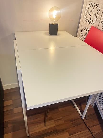 Ikea bord uppfällbart vitt