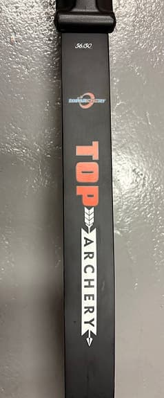 Toparchery recurvebåge svart