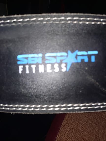 SBI Sport Fitness träningsbälte XL svart läder