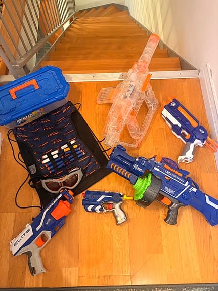 Nerf leksaksvapen