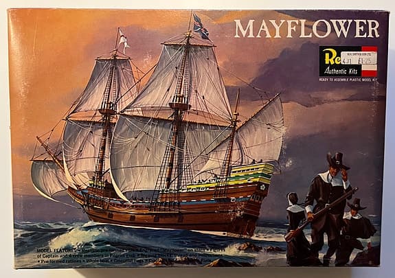 Byggsats platsmodell Vintage segelfartyget Mayflower