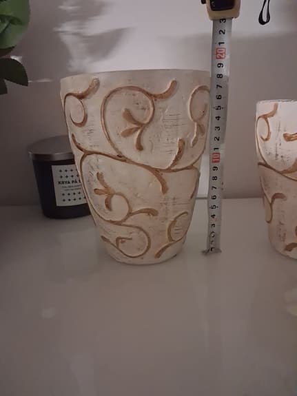 3 Krukor i olika storlekar