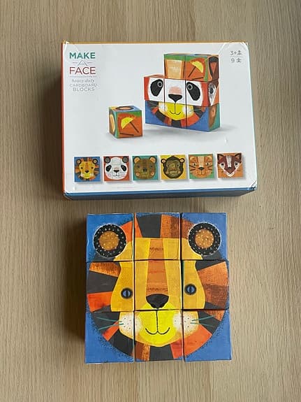 Crocodile Creek Mix + Match klosspussel med "Make-A-Face"