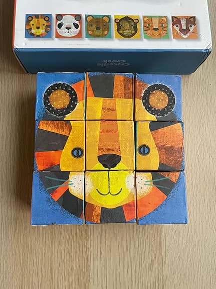 Crocodile Creek Mix + Match klosspussel med "Make-A-Face"