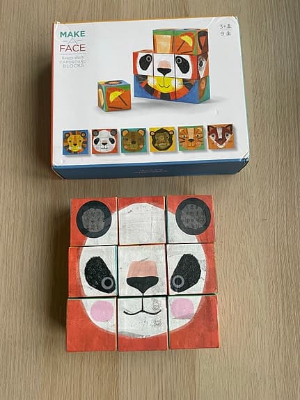 Crocodile Creek Mix + Match klosspussel med "Make-A-Face"