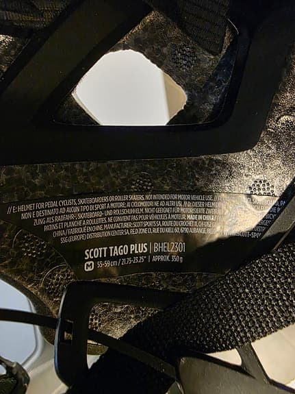 Scott Tago Plus cykelhjälm MIPS storlek M svart