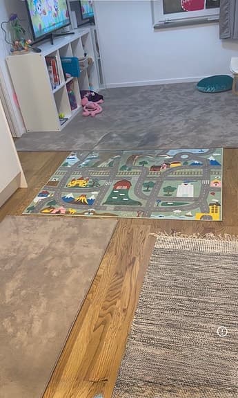 IKEA matta grå gångmatta