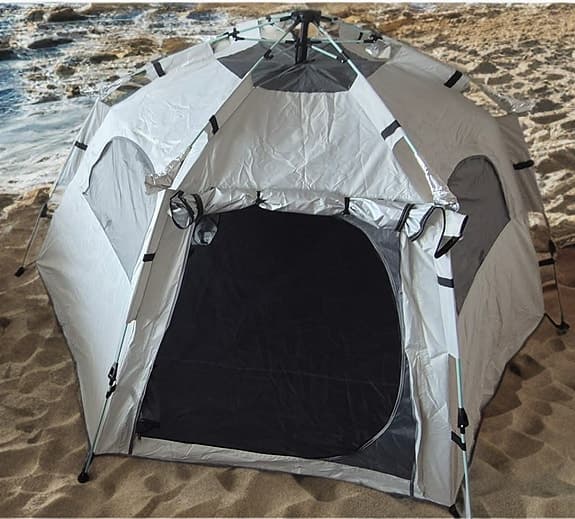 Vattentätt Hexagonalt snabböppningstält – automatiskt campingtält