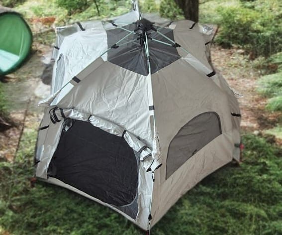 Vattentätt Hexagonalt snabböppningstält – automatiskt campingtält