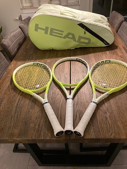 3 st Head Extreme MP + Tennisväska