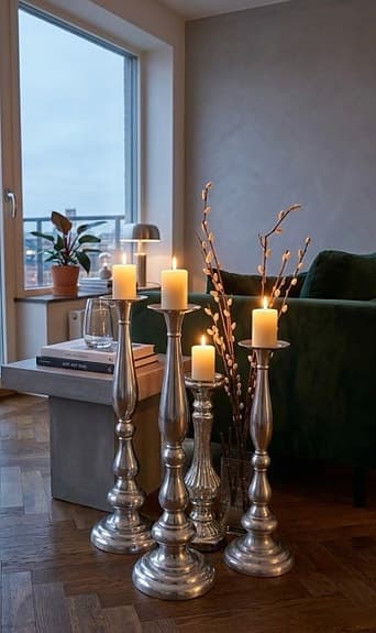 Stilrena golvljusstakar