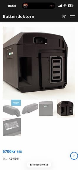 Shimano BT-E6010 elcykel batteri