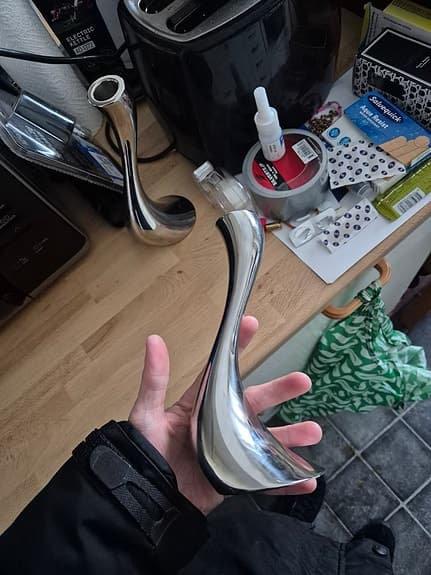 Georg Jensen Cobra ljusstakar rostfritt stål silverfärg