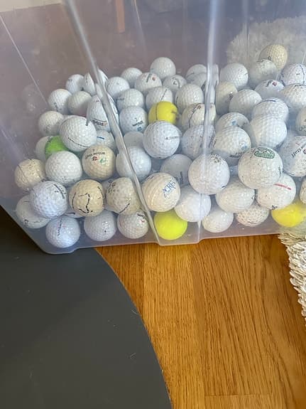 Golfbollar märkesbollar enbart (162st)