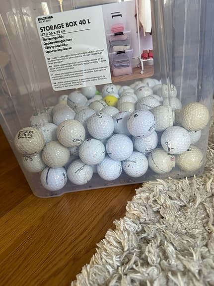 Golfbollar märkesbollar enbart (162st)