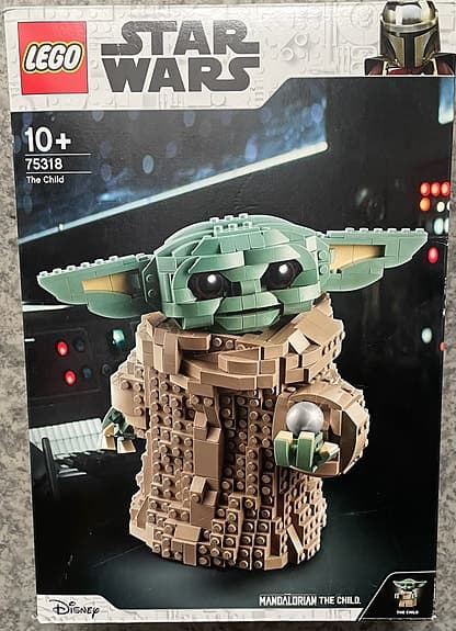LEGO Star Wars byggset Yoda (75255) och The Child (73518)